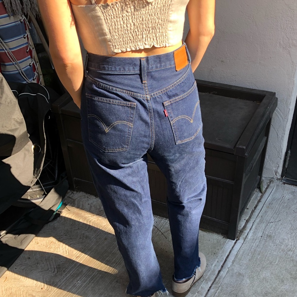 Levis Ribcage Straight Jeans